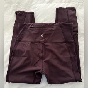 Lululemon Like New Plum Leggings